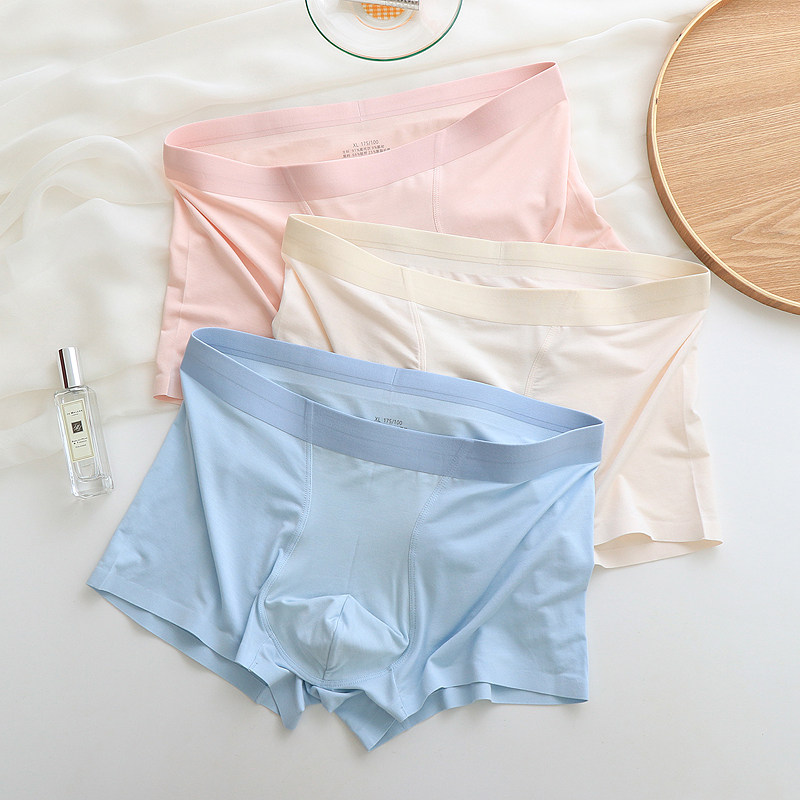 大码无痕莫代尔棉内裤男士潮流个性平角内裤青年透气运动四角短裤,女士内衣/男士内衣/家居服,男平角内裤,淘宝优惠券,粉丝福利购,淘宝优惠卷