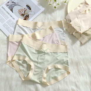 女无痕中腰养肤高品质胖mm裸感三角底裤 80支莫代尔棉大码 抗菌内裤