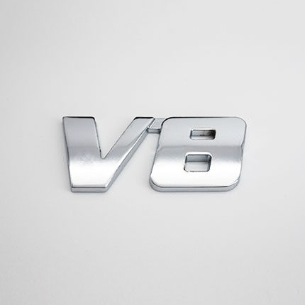 汽车排量标数字尾标3D立体金属车贴字母贴纸4wd 1.5t 2.0t v6车标