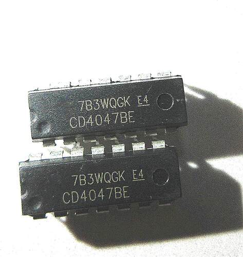 晟记 CD4047 CD4047BE 逻辑-多频振荡器 DIP14 直插
