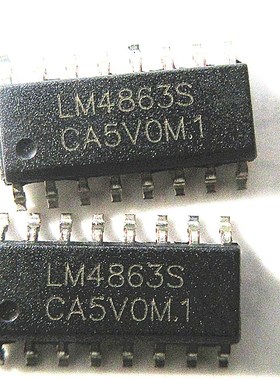 LM4863S LM4863N LM4863M 贴片SOP-16 双声道音频功率放大器