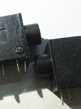 晟记 3.5耳机插座 音频插座 立体声 PJ-325C 5脚 绿色 橙色 粉色