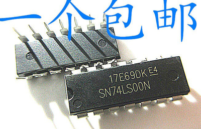 晟记 SN74LS00N 74LS00 HD74LS00P DIP-14 逻辑 栅极和逆变器