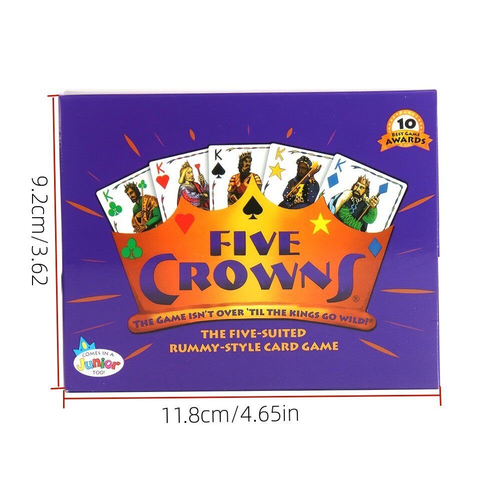 英文Five crowns 皇冠You laugh you’re out你笑你出局桌游卡牌