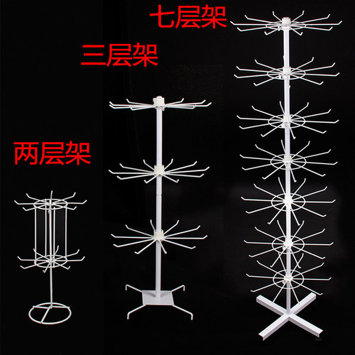帽子手套口罩摆摊滑轮落地展示架