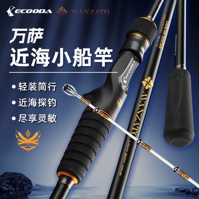 伊酷达万萨近海小船竿