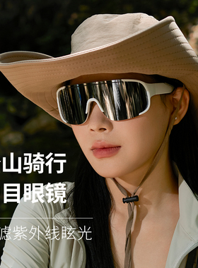 户外登山骑行墨镜女护目眼镜痞帅运动风镜男开车专用太阳镜防风沙