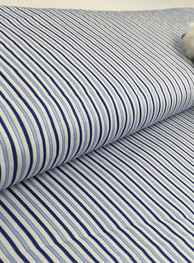 【Taylor Tailor】定做衬衫 蓝色条纹修身商务衬衣定制 量身定做