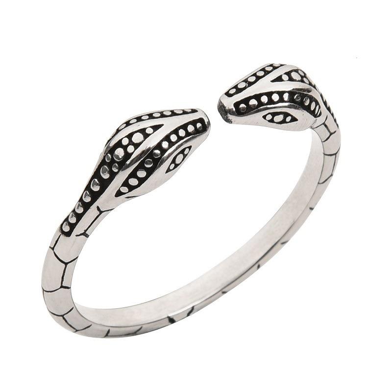 男用不锈钢蛇头锁经环私密囊私密茎舒服固经器睾丸套环夫妻共振新