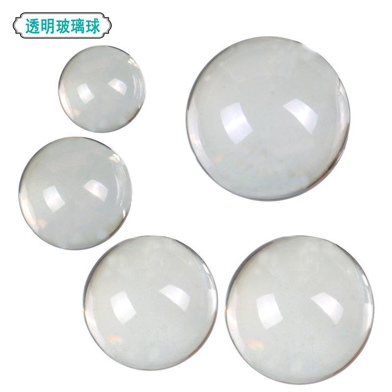 直径2.5-5cm玻璃球透明玻璃按摩棒局部扩张抚慰按压器具玻璃棒耐