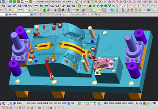 汽车冲压模具设计3D教程PressUG米思米冲压模具视频连续模单冲模