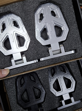 PTENG适用小牛UMAX/U3/U2电动车配件CNC铝合金折叠后脚踏板脚踩踏