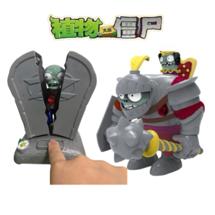 正版新款植物大战僵尸玩具近卫巨人大号墓碑木乃伊僵尸带游戏音效