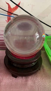 直径16.5厘米水晶球工艺品