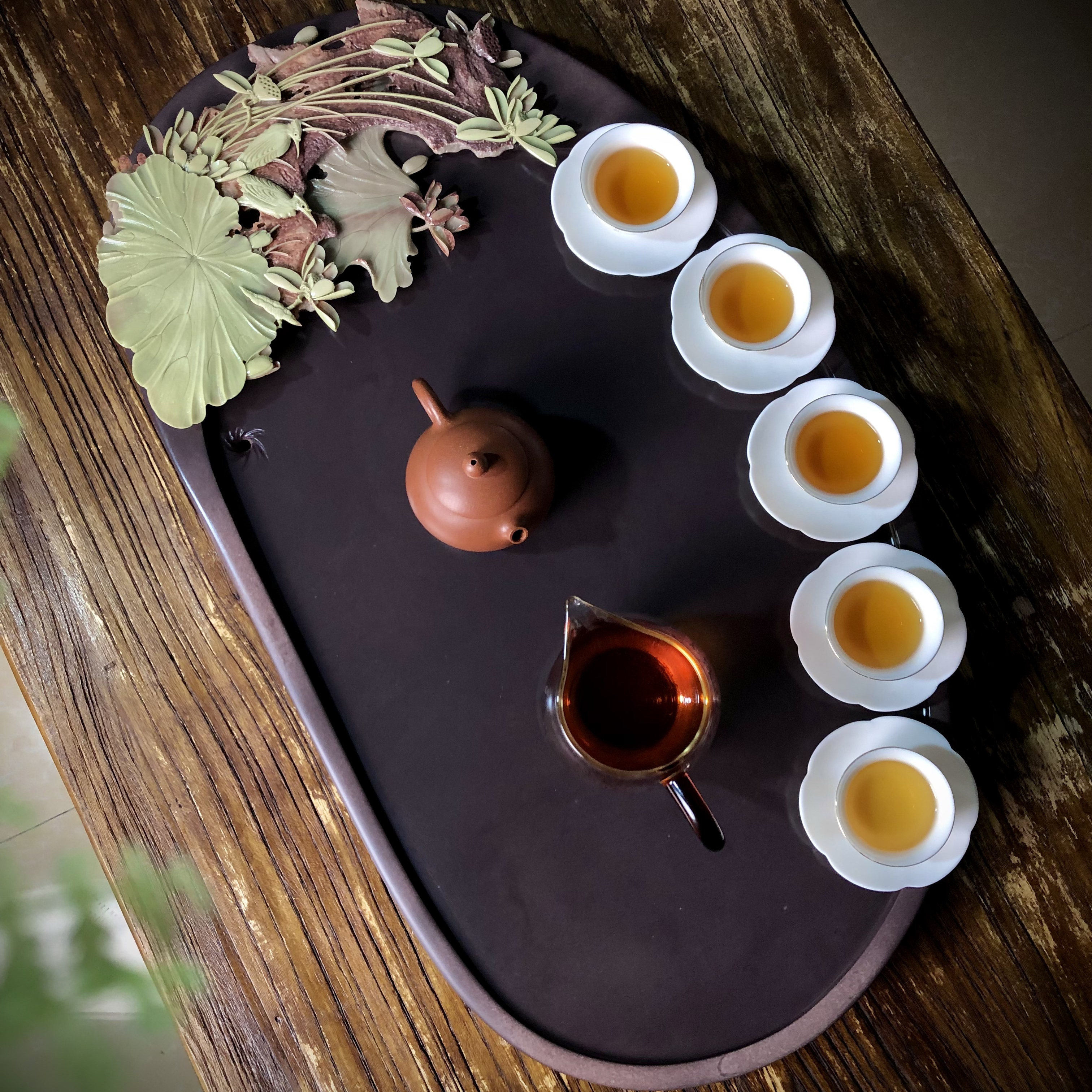 宗正堂贵州天然紫袍玉带石茶盘荷花精雕湿泡茶台大师工高端精致,餐饮具,茶盘,淘宝优惠券,粉丝福利购,淘宝优惠卷