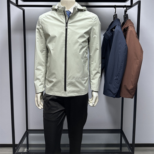 外套男士 商务休闲短款 夹克铭盛缘 新品 高品质科技五防面料25年春季