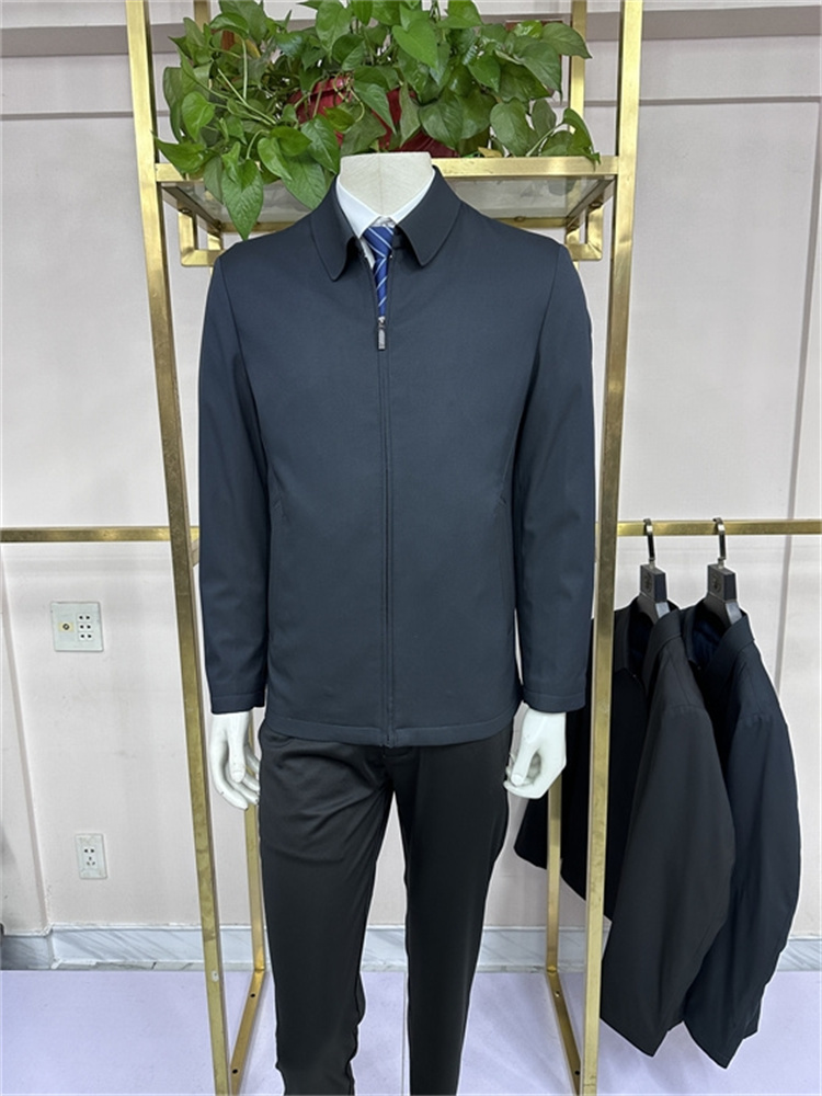 铭盛缘铭盛缘翻领休闲短款羽绒服