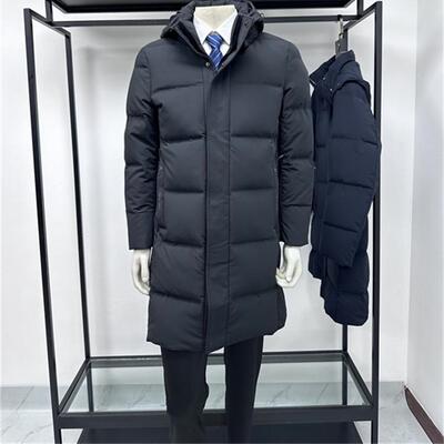 冬季新品商务休闲可脱卸帽羽绒服