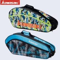 Kawasaki, сумка на одно плечо для бадминтона, теннисная спортивная сумка, ракетка подходит для мужчин и женщин, водонепроницаемая сумка для обуви, 3 шт
