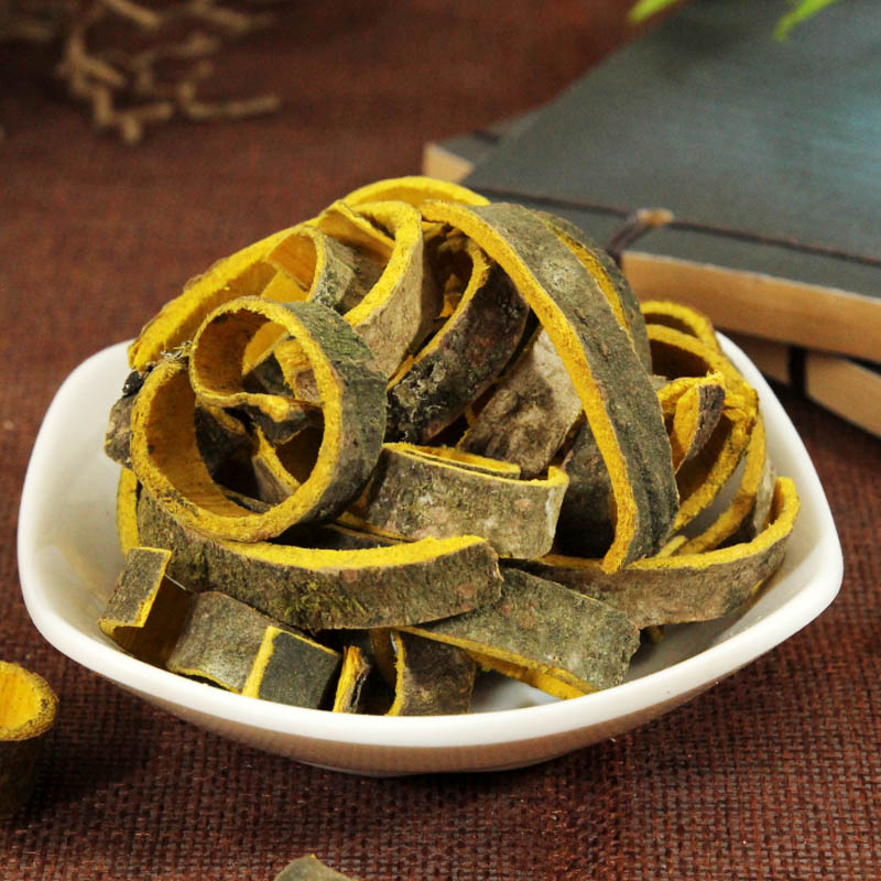 中药材批 发黄柏关黄柏檗木黄檗川黄柏 500克黄柏粉满保证