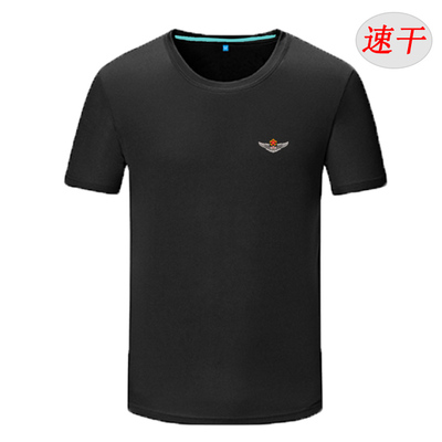 短袖t恤战友聚会夏季飞行员半袖速干留念服航空纪念衫军旅风上衣