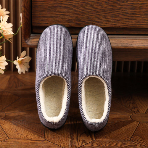 新款北京布鞋室内妈妈拖鞋棉鞋脚蹬保暖加绒防滑冬季中老年加厚