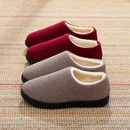 冬季拖鞋男女棉鞋新款居家加厚室内加绒保暖妈妈厚底防滑软底