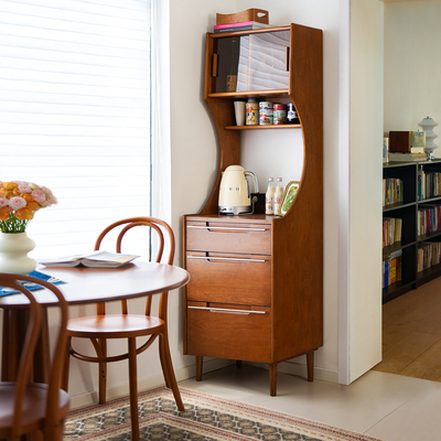 浮生记中古风格实木餐边柜