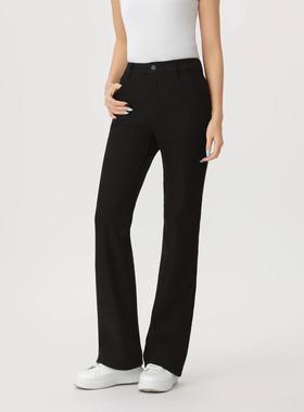 哥家商场同款2025秋冬新款磨毛厚款保暖植绒休闲牛仔裤长裤510011