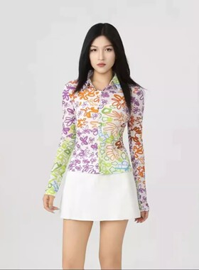 哥家商场同款2026春新款时尚百搭长袖网纱弹力衬衫女上衣1300782