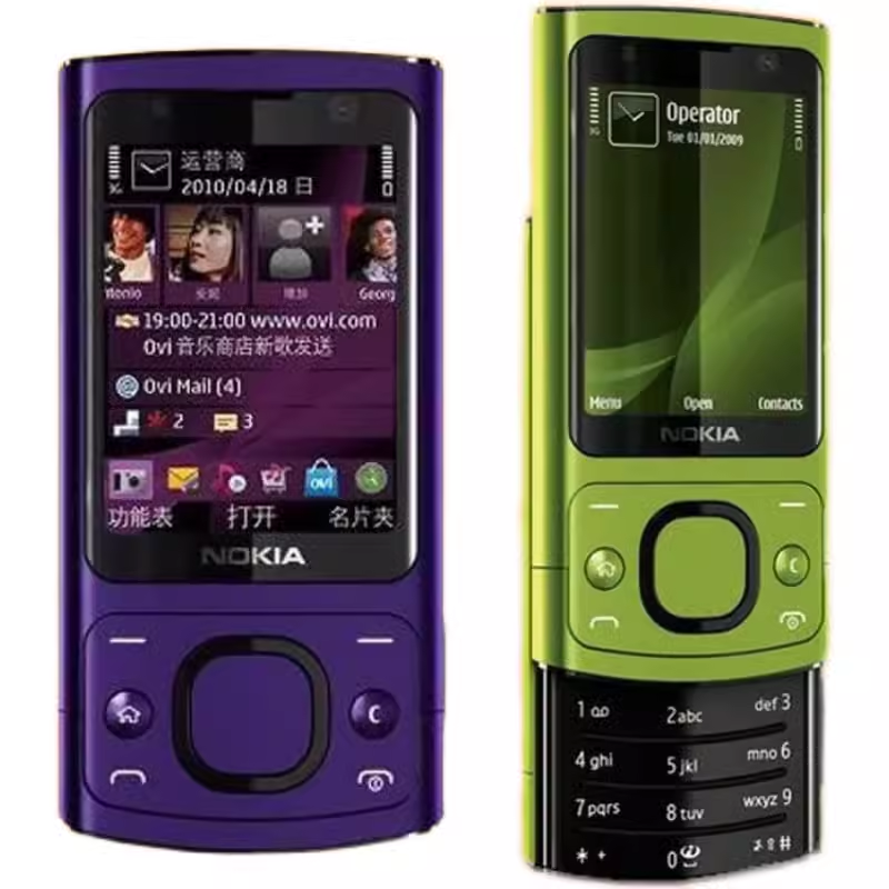 Nokia/诺基亚6700S金属滑盖按键移动联通卡男女款音乐戒网手机