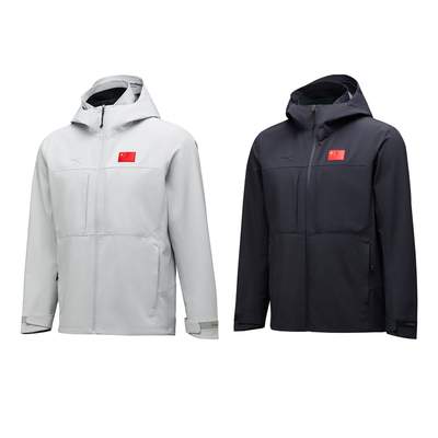 安踏冲锋衣中国国旗冠军全天候