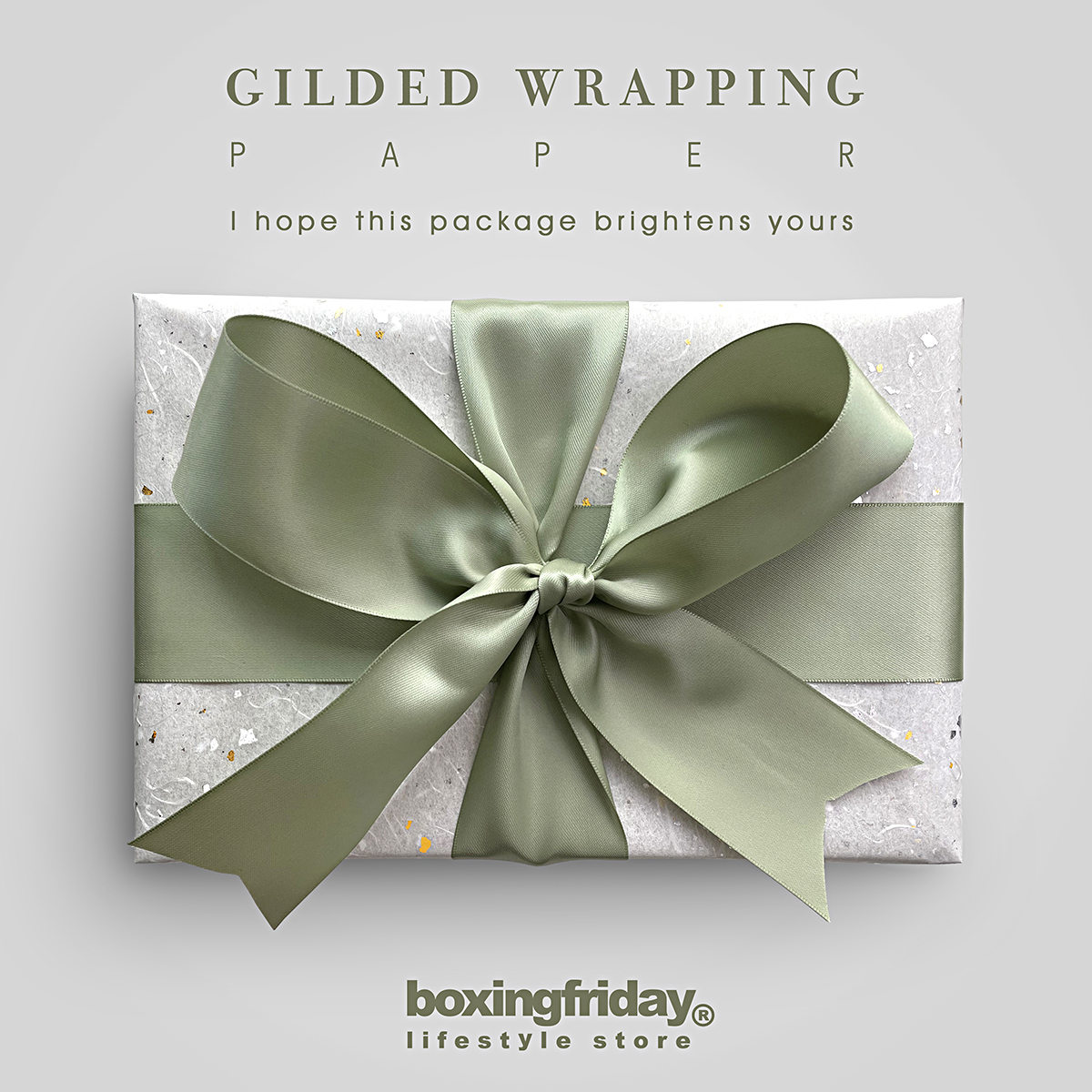 奢华北欧高级感生日礼物包装纸