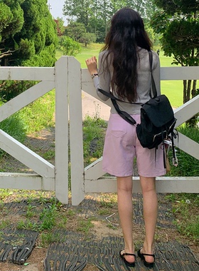 【cuckoo】韩国官网代购 韩系夏季清新蓝色双肩包 from beginning