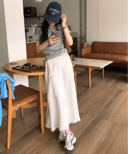 【cuckoo】韩国官网代购 温柔蝴蝶结半身长裙 from beginning