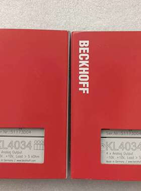 倍福模块KL4034 未使用现货  欢迎订货-议价