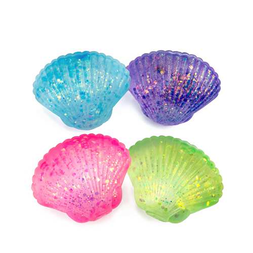 慢回弹麦芽糖贝壳减压玩具