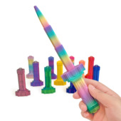 创意3D打印迷你伸缩剑甩剑匕首减压户外新奇解压儿童玩具礼物