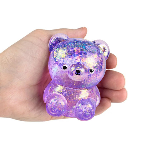 慢回弹麦芽糖小熊发泄小玩具