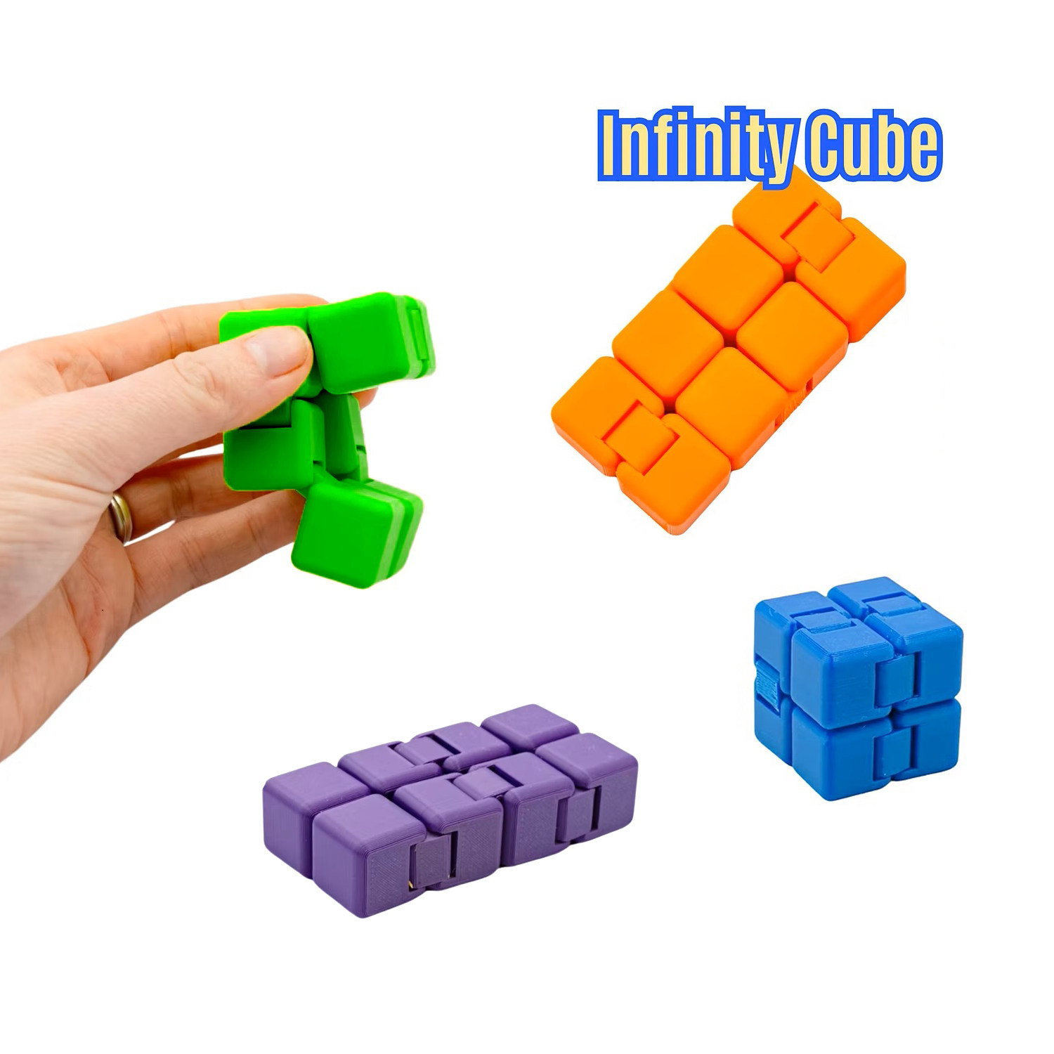 创意减压彩色3D打印无限魔方二阶指尖解压大人儿童玩具礼物,玩具/童车/益智/积木/模型,创意/整蛊玩具,淘宝优惠券,粉丝福利购,淘宝优惠卷