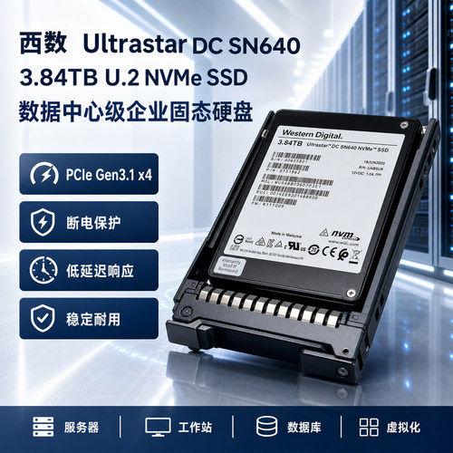 西部数据SN640U23.84TSSD