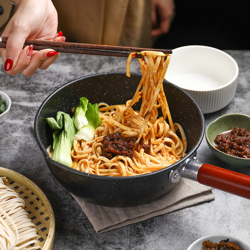 台湾进口关庙面日晒纯手工素食粗面细面耐煮拌面条1200g