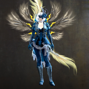 激战2冬至套装商城道具黑狮宝石含wegame