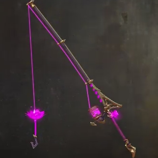 激战2午夜睡莲鱼竿皮肤商城道具黑狮宝石含wegame