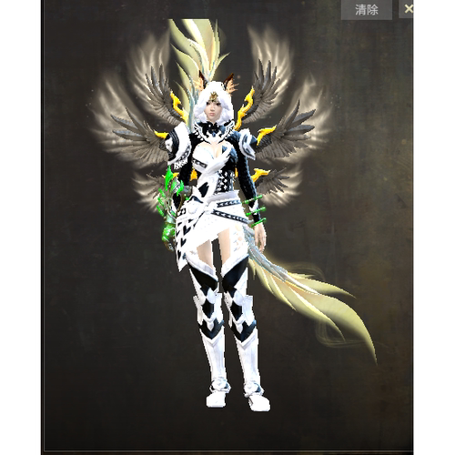 激战2翠玉假肢护手皮肤商城道具黑狮宝石含wegame