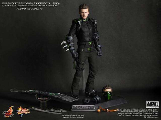 【现货】HotToys HT 1/6 蜘蛛侠3 绿魔2代NewGoblin小绿魔 MMS151