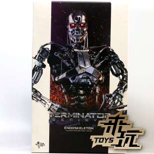 现货 Hottoys HT 1/6 MMS352 终结者 创世纪 T800骨架塑料 电镀