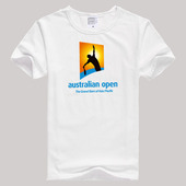 纯棉T恤四大满贯澳网网球服短袖 春夏周边配件休闲服运动球衣训练