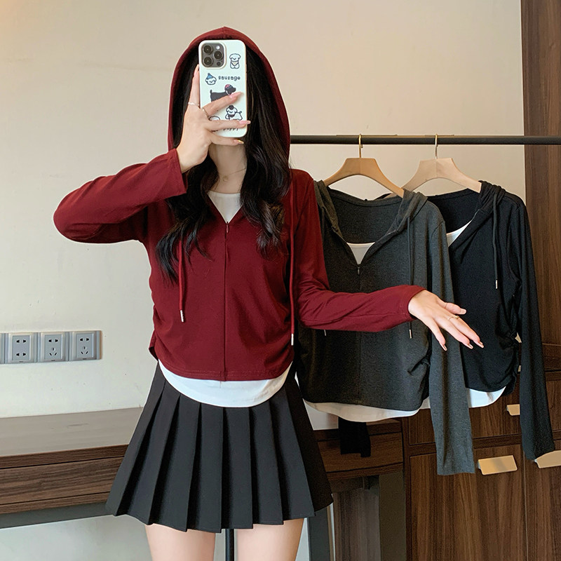 秋装新款胖mm大码女学院风休闲T恤