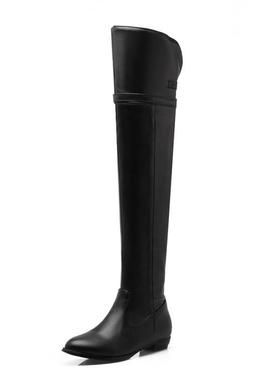 尼尔机械纪元 女主角2B cosplay鞋子游戏道具黑色过膝长靴4345码